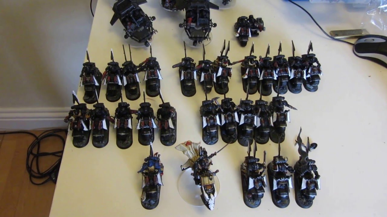 Warhammer 40k - Dark Angels Ravenwing army showcase
