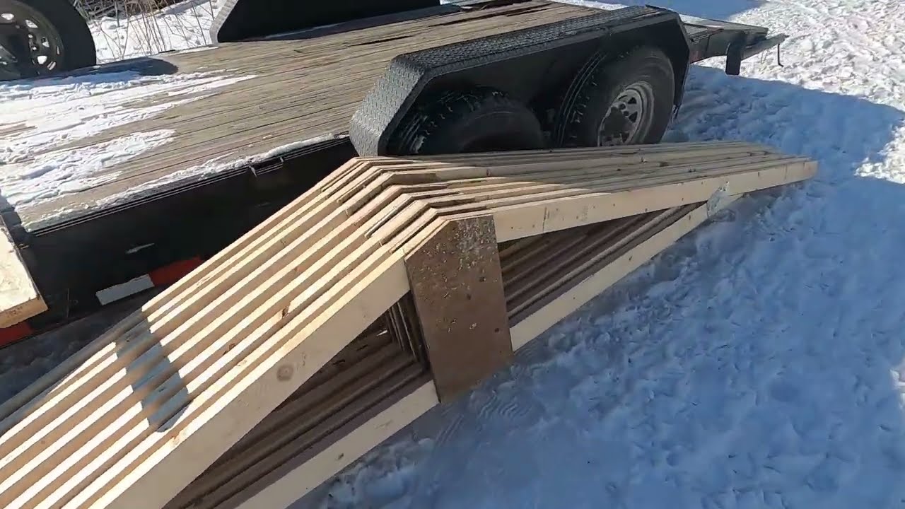 Cabin Build part 1 Rafters