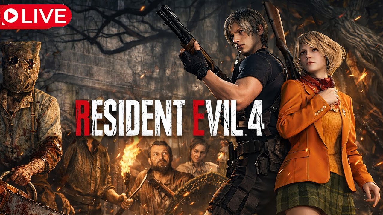 🔴 LIVE NOW – Resident Evil 4 Remake Hardcore Mode! #shorts #shortsfeed #shortslive #live