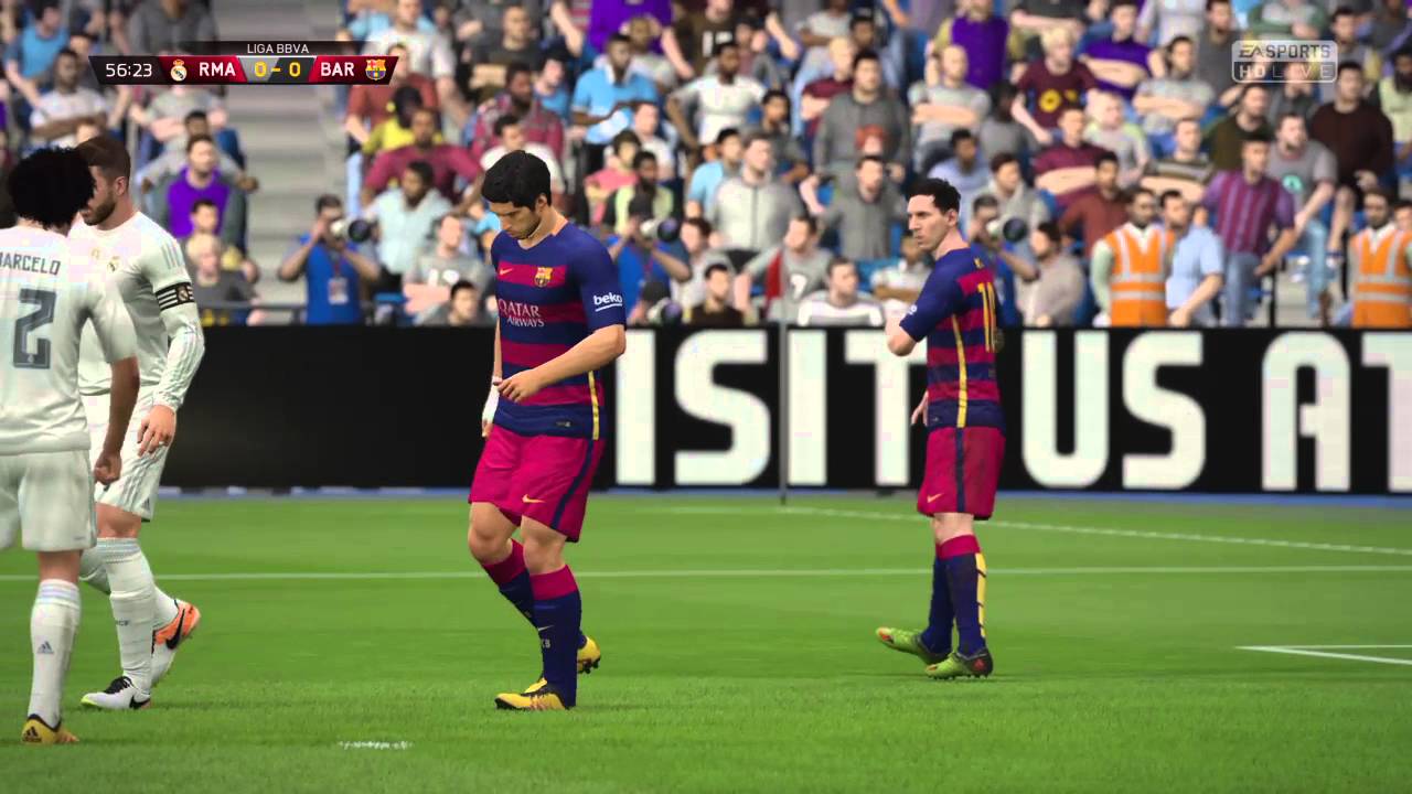 FIFA 16 EL CLASICO REAL MADRID VS BARCELONA