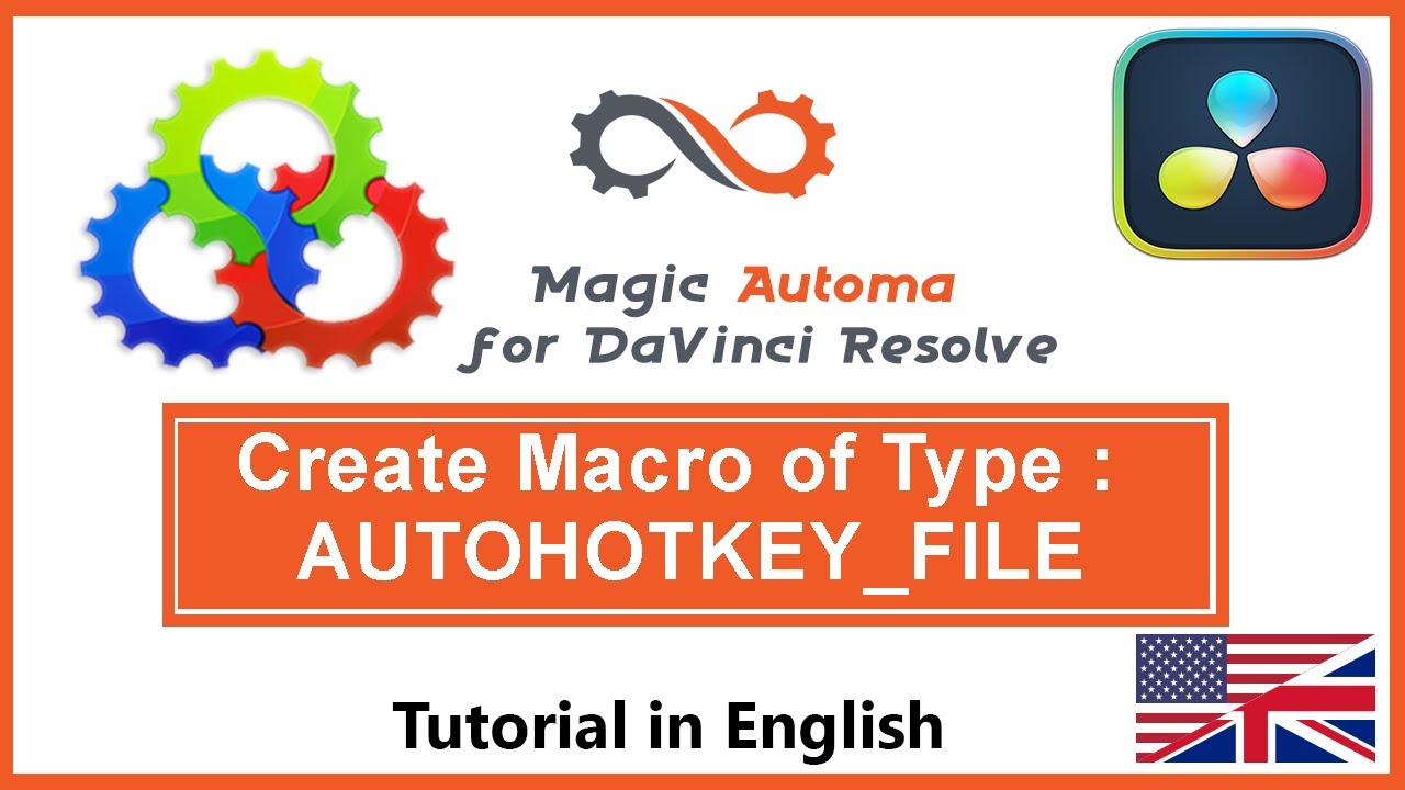 Let's create a new macro that Run a Autohotkey File in  DaVinci Resolve