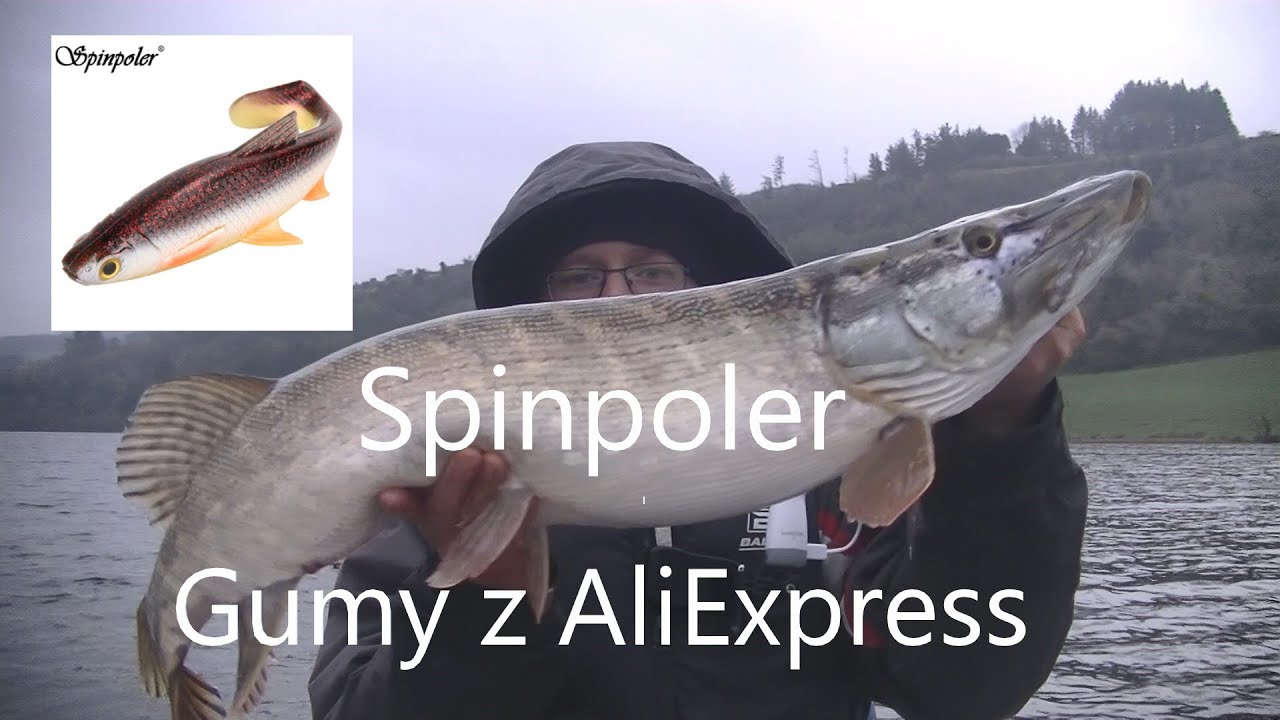 Spinpoler  -  Gumy z  AliExpress na szczupaka