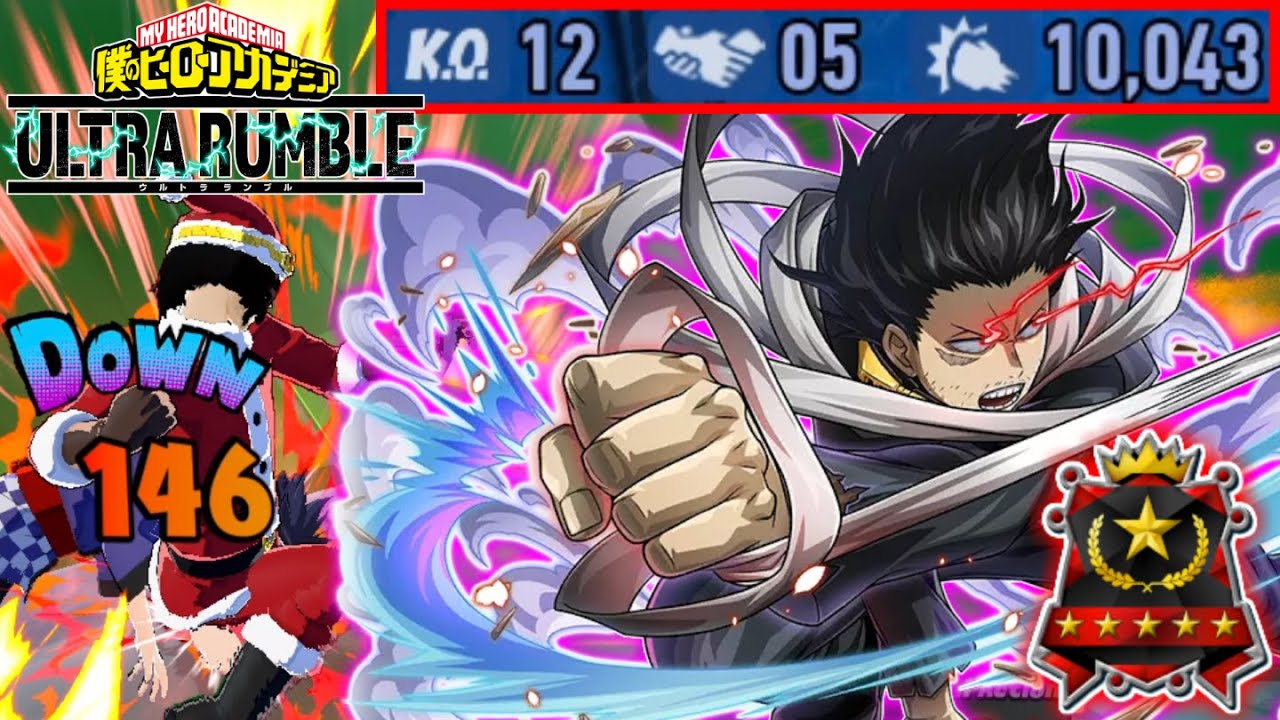 Aizawa Ranked 12KO 10,043DMG in My Hero Ultra Rumble