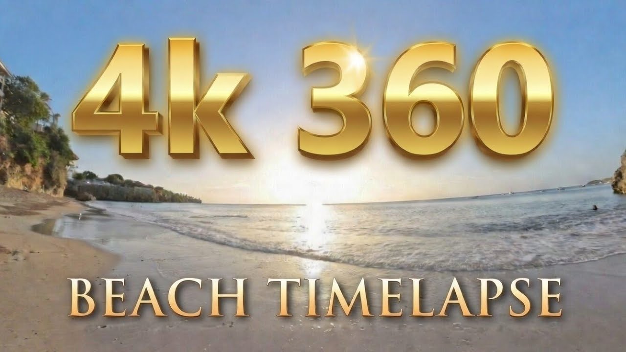 Relaxing 8K Curaçao Beach Sunset Timelapse🌊