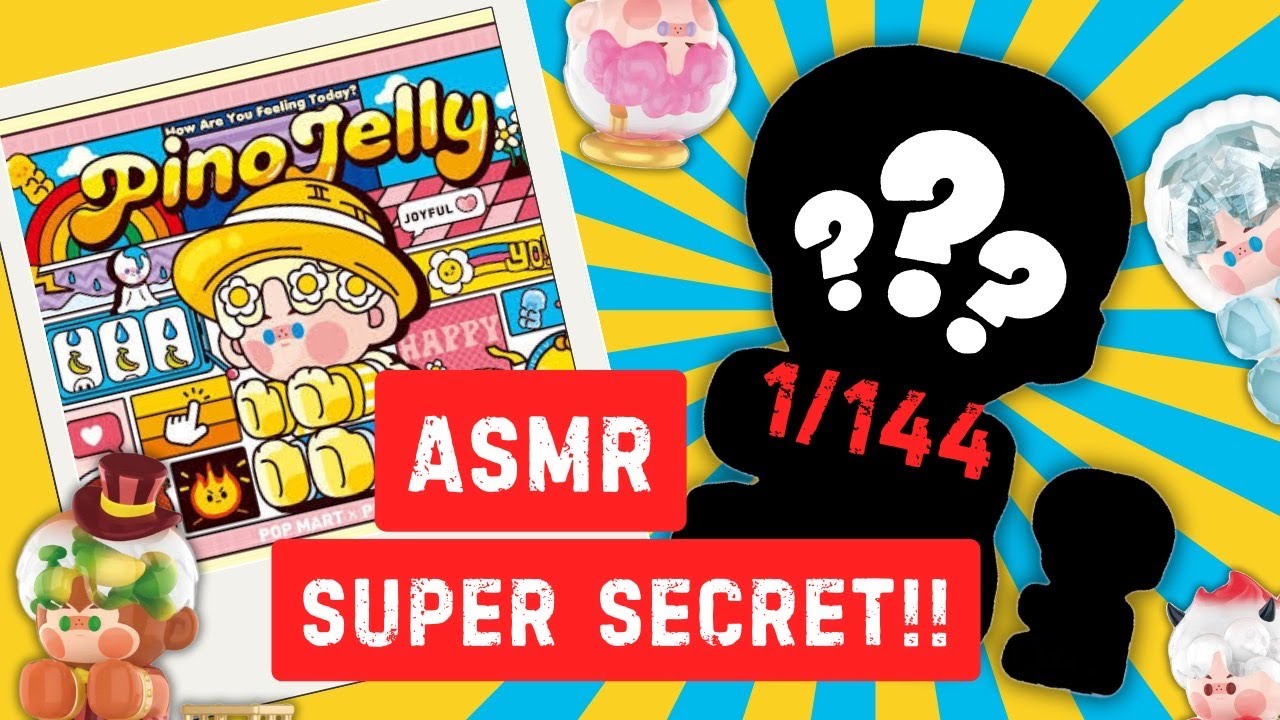 Super Secret Revealed! Pino Jelly ASMR Unboxing - How Do You Feel? Unboxing (ASMR)
