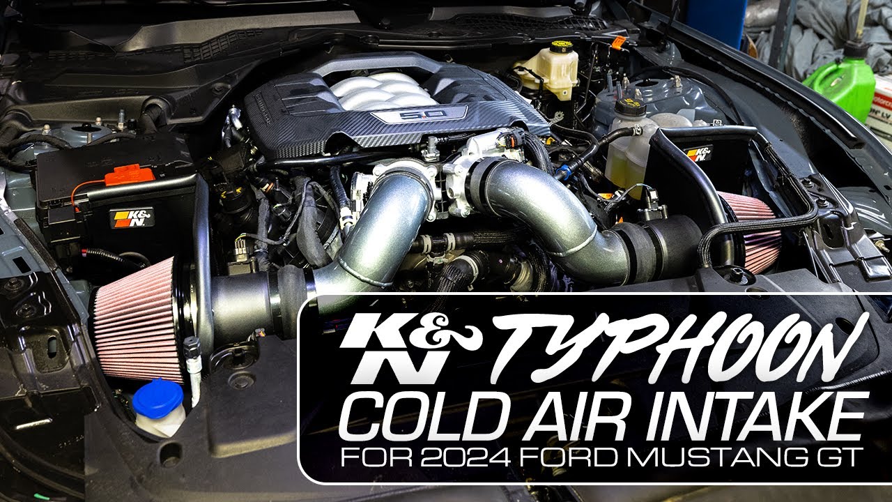K&N Typhoon Cold Air Intake for 2024 Mustang