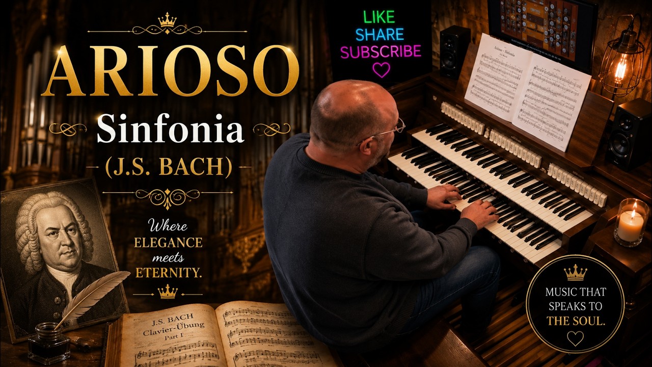 PIPE ORGAN COVER: ARIOSO - Sinfonia (J.S. Bach) by Martijn Koetsier
