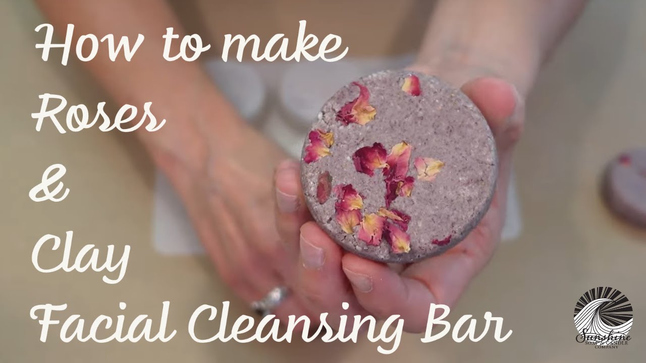 HOW TO MAKE SYNDET CLEANSING BAR MADE WITH ROSES AND CLAY (PLANT BASED CLEANSING BAR)