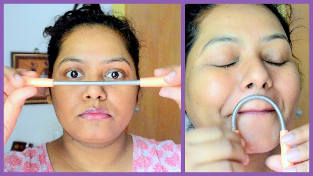 Spring Hair Removal Tool | Epilator Stick | How To Remove Upper Lip Hair |