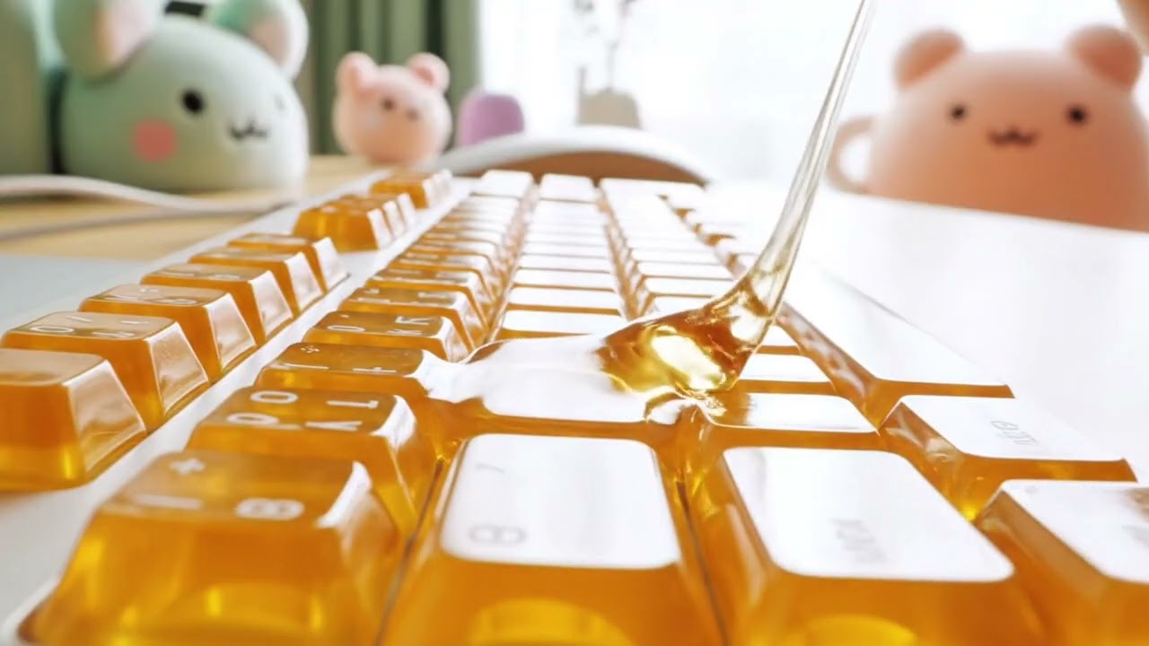 【ASMR】夢の食べ物キーボード🍡✨大福・納豆・スイカ…全て押し放題！