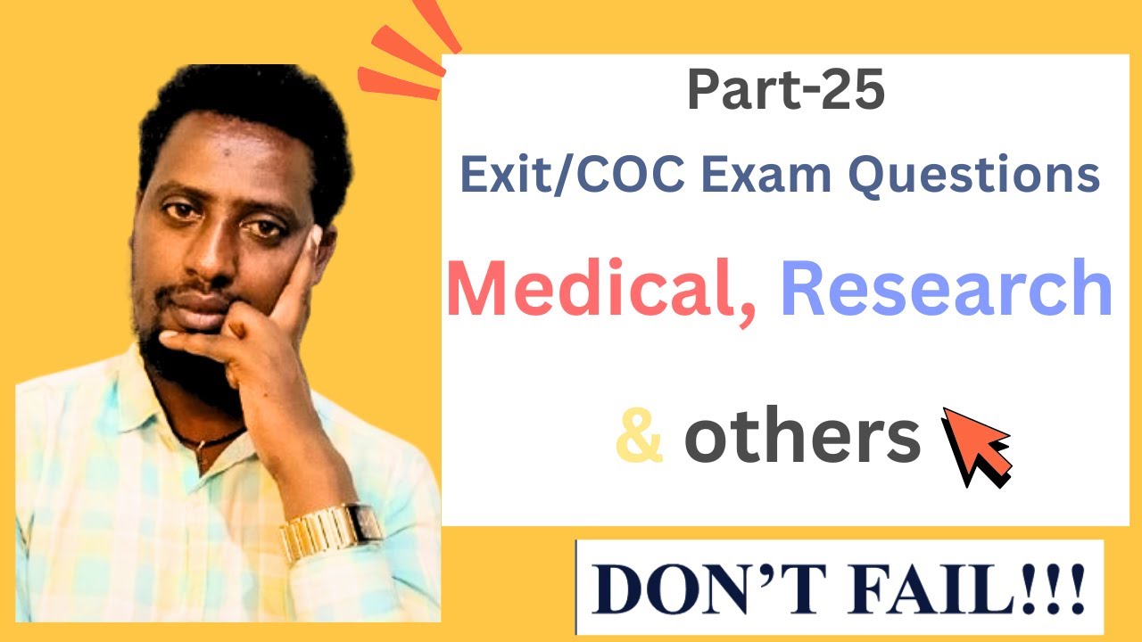 Can You Pass These EXIT or COC Exam Questions?