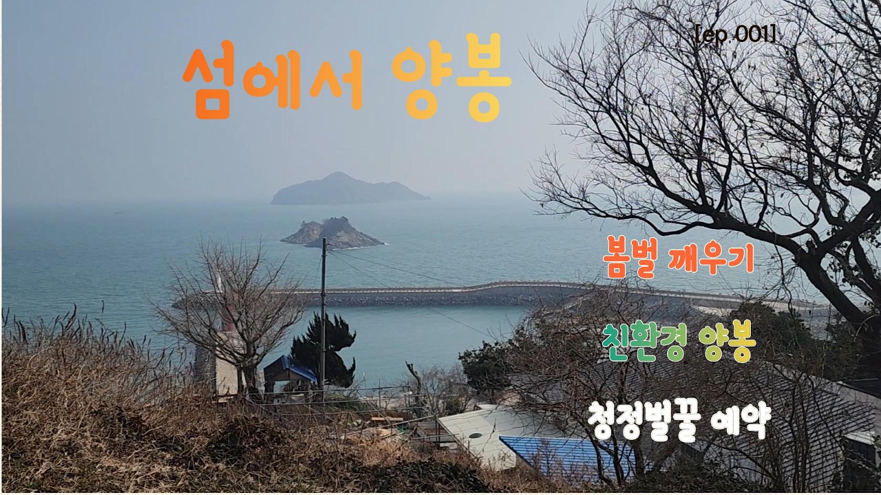 섬에서 양봉 _ 봄벌깨우기, 친환경