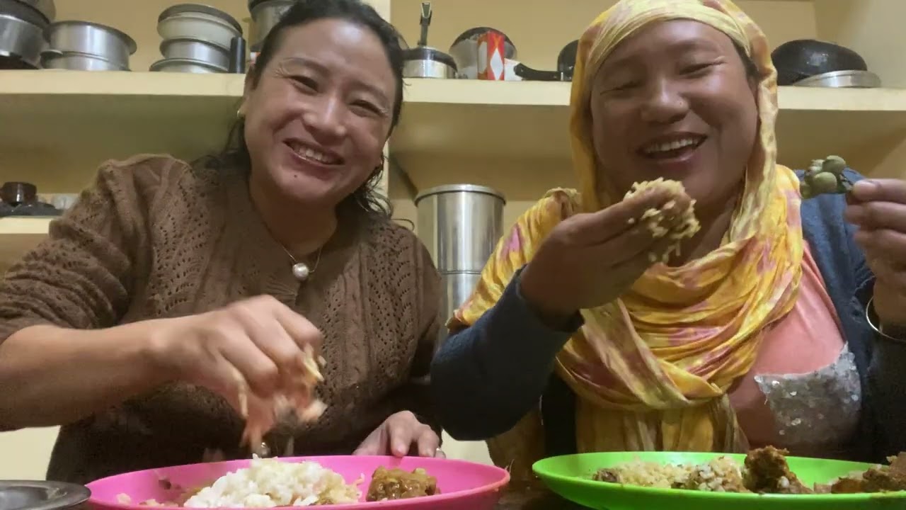 Mukbang with my sister🤤🍚