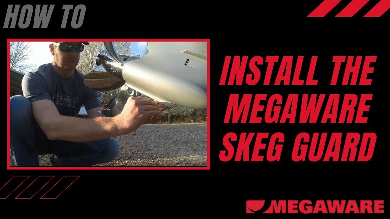 How to install the MEGAWARE SKEG GUARD. This product is a MUST HAVE on your boat!!