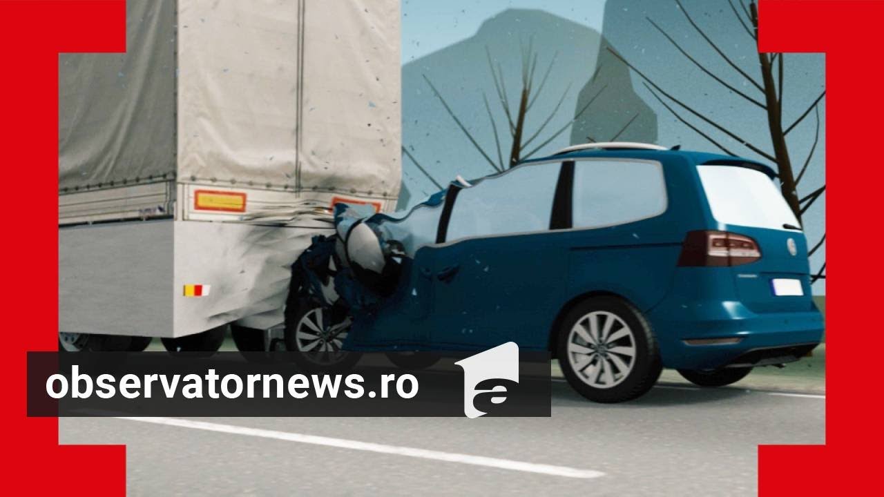 ANIMAŢIE GRAFICĂ. Cum s-a petrecut accidentul teribil din Vaslui în care 3 oameni au murit