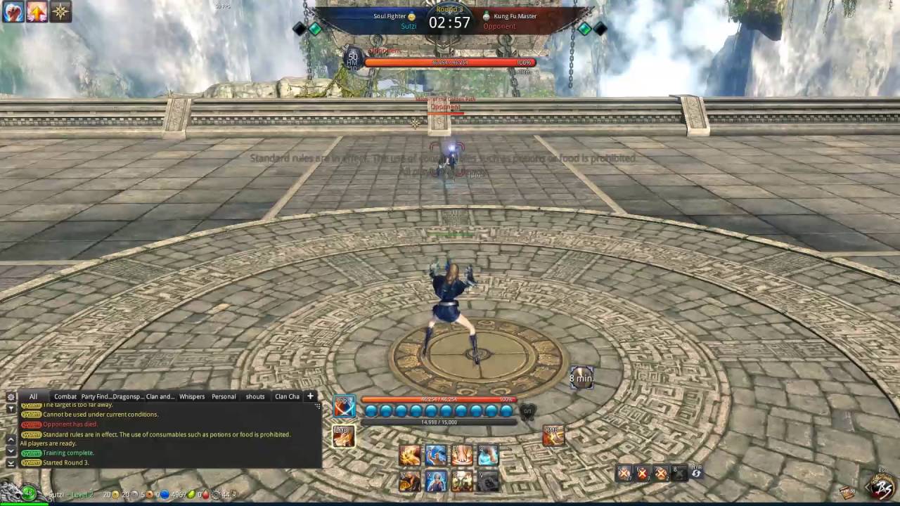 B&S.PVP LvL 48 Soul Fighter vs Kung Fu Master