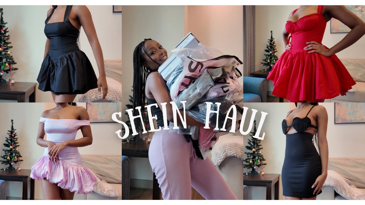 SHEIN faves! Trendy Try-on haul | dresses shoes & homeware