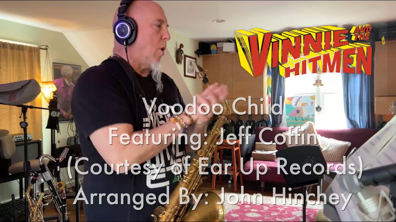 Voodoo Child Featuring Jeff Coffin - Jimi Hendrix. Arranged by John Hinchey