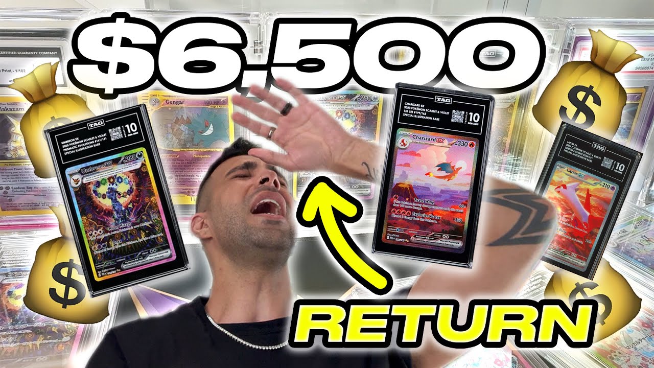 My $6,500 TAG Grading Submission is BACK! INSANE Grades?! 👀