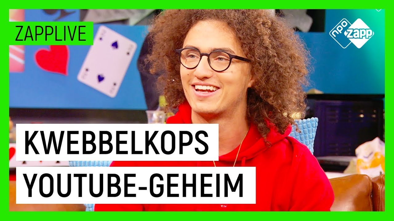 KWEBBELKOP OVER HET GEHEIM ACHTER Z'N YOUTUBE-KANAAL  | Zapplive | NPO Zapp