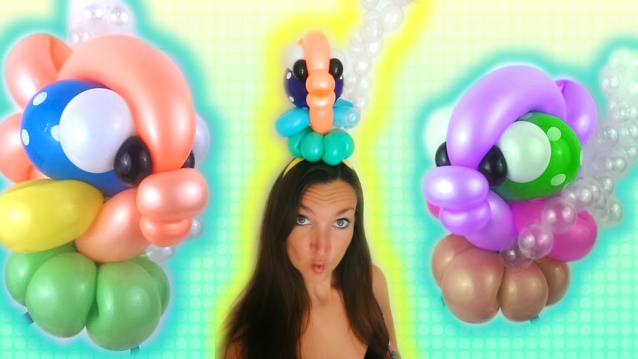 FISH HAT HEADBAND Balloon Animal Tutorial - Learn Balloon Animals with Holly!
