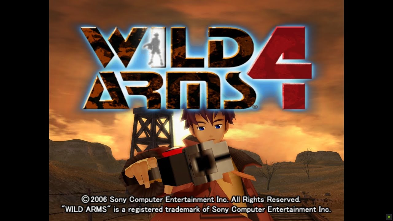 Wild Arms 4 - PS2 - Game Launch & Title Screen