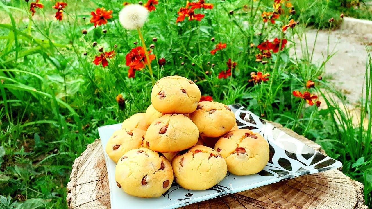 ▪︎Damla Şokoladlı Pe&ccedil;enye - Drop Chocolate Chip Biscuit ||Sadə Mətbəxim