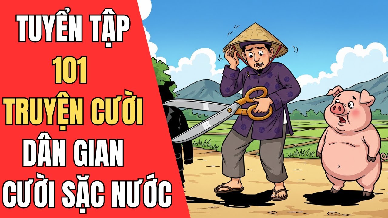 101 TRUYỆN CƯỜI DÂN GIAN HÀI HƯỚC | CƯỜI SẶC NƯỚC | Tổng Hợp Truyện Cười Dân Gian Việt Nam