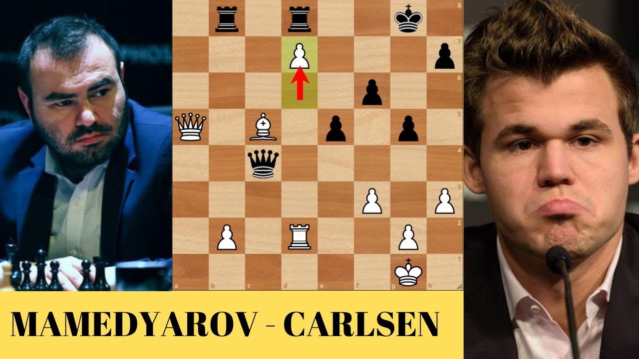 MAMEDYAROV ESKİ DÜNYA ŞAMPİYONU CARLSEN'E KARŞI!