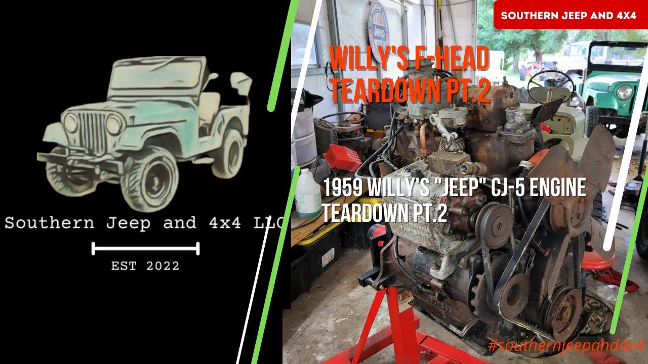 Разборка двигателя Willys 