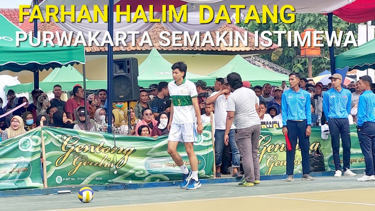 FARHAN HALIM HADIR DI PURWAKARTA,LANGSUNG DIGRUBUTIN GADIS GADIS CANTIK