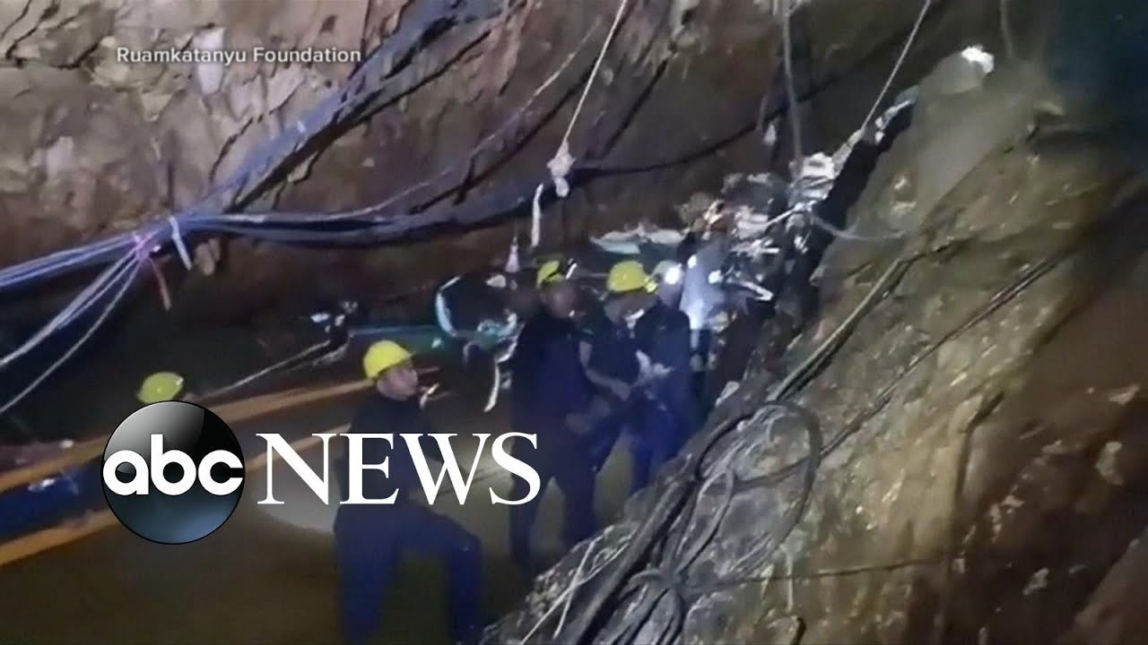 Rescuers rush to help boys stranded in cave before monsoon hits