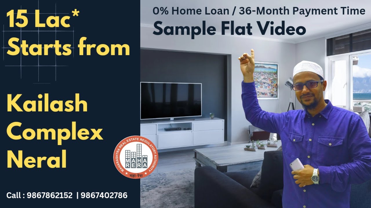 Starts From 15 Lac* & 36-Month Payment Time with 0% Home Loan #neral #property #budgethomes