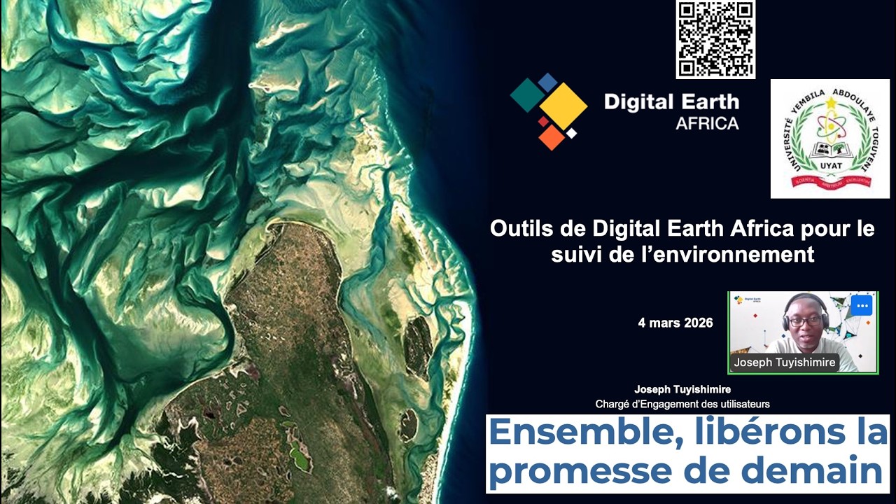 Formation en ligne de Digital Earth Africa et Université de Fada N'Gourma 4 mars 2026