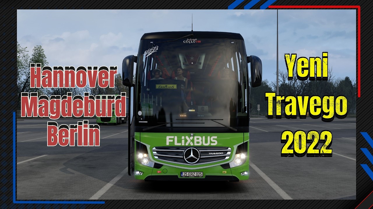 🚌 OB Travego 16 SHD 2022 | Hannover - Magdeburd - Berlin Seferi | ETS 2