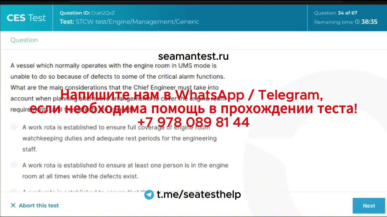 SEAGULL CES TEST 6.0.17 на 93%