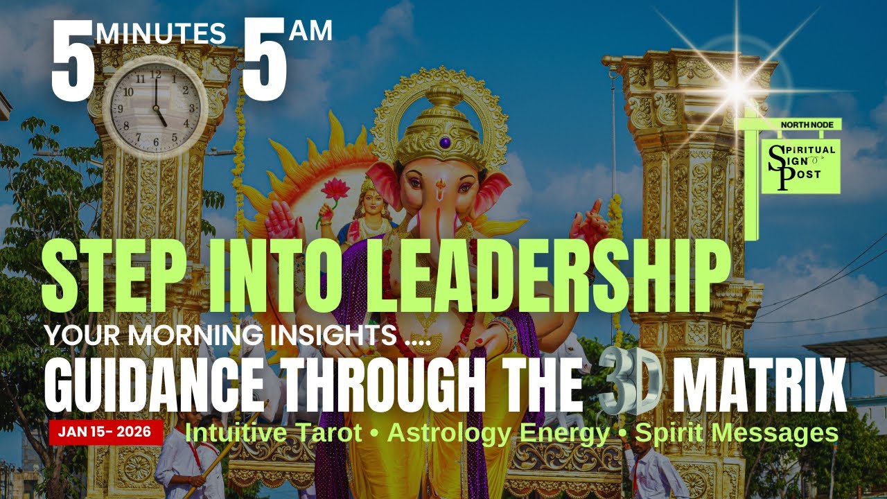 Jan 16 — STEP INTO LEADERSHIP | Daily 5 AM Spiritual Sign Post