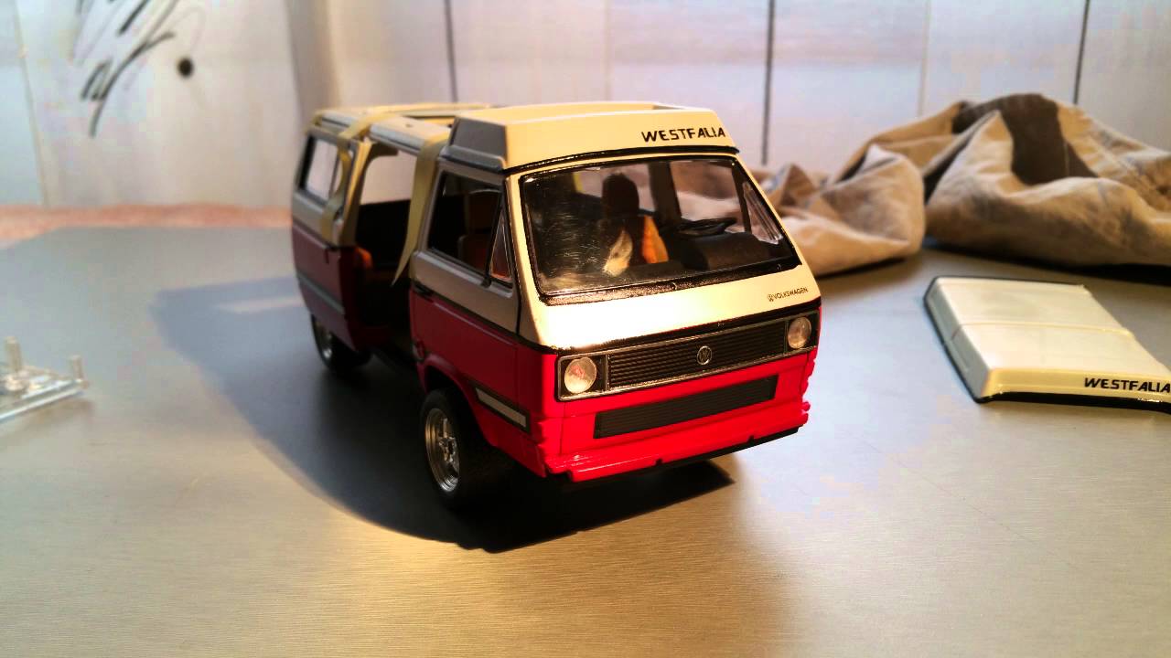 🛠️ Volkswagen T3 Wesfalia 1/24 kit built