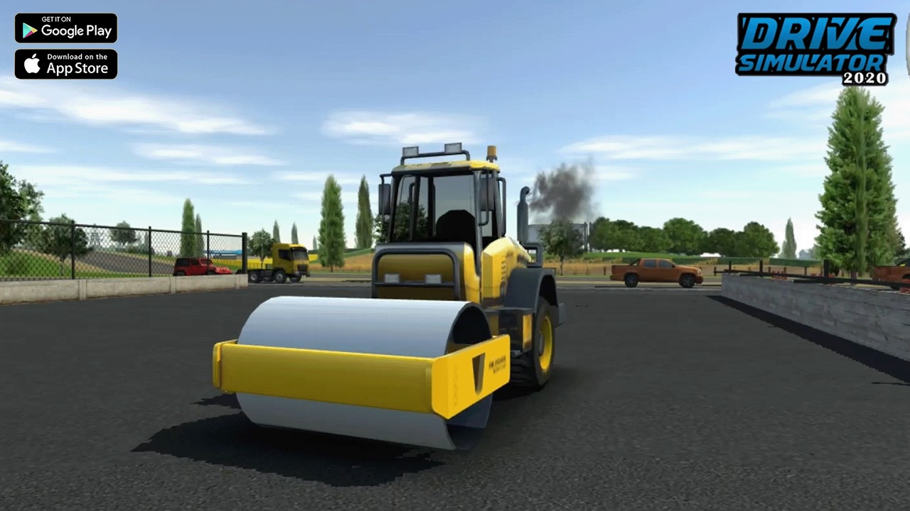Drive Simulator 2020 | Compressing Asphalt with a Road Roller & Delivery Mission  | Gameplay