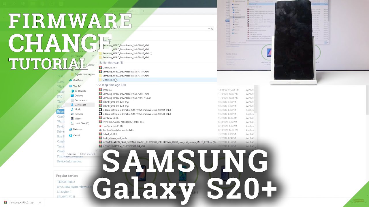 Как изменить прошивку на SAMSUNG Galaxy S20+ — загрузка программного обеспечения и руководство по...