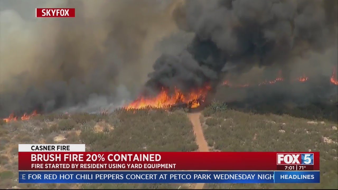 Brush Fire 20% Contained