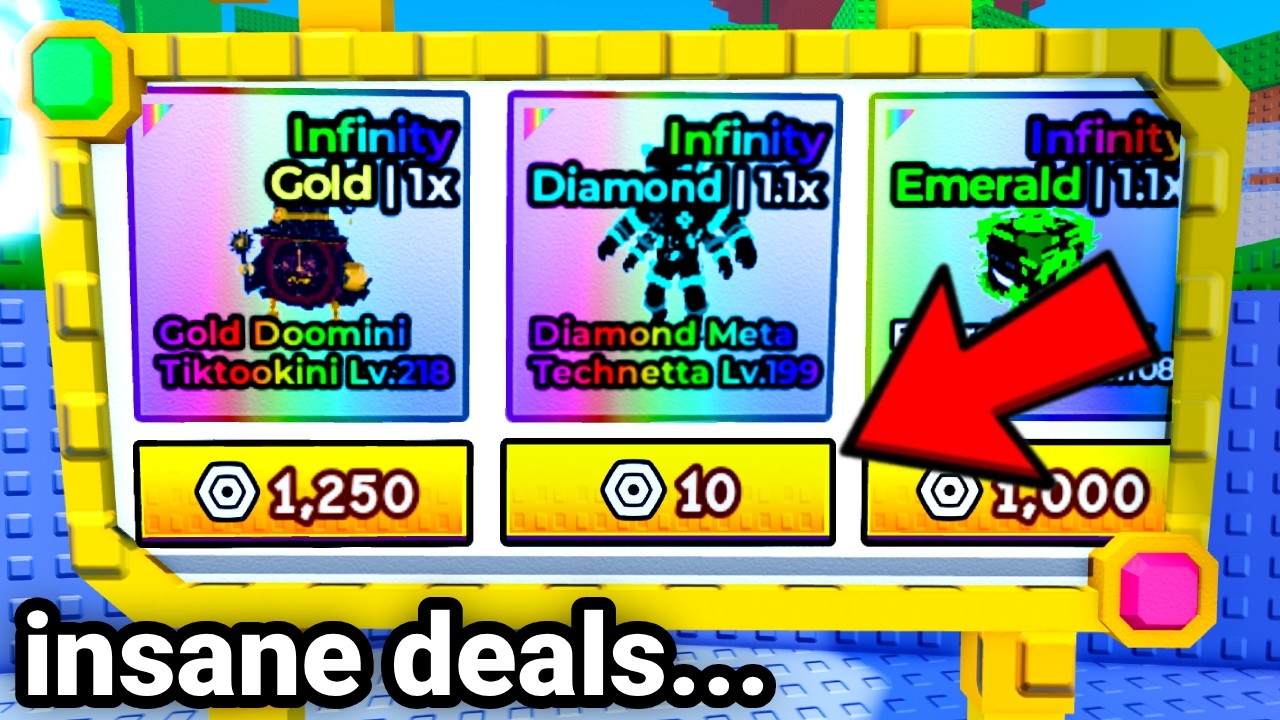 I Spent $10,000 on INSANE INFINITY BRAINROT DEALS... in Escape Tsunami for Brainrots!