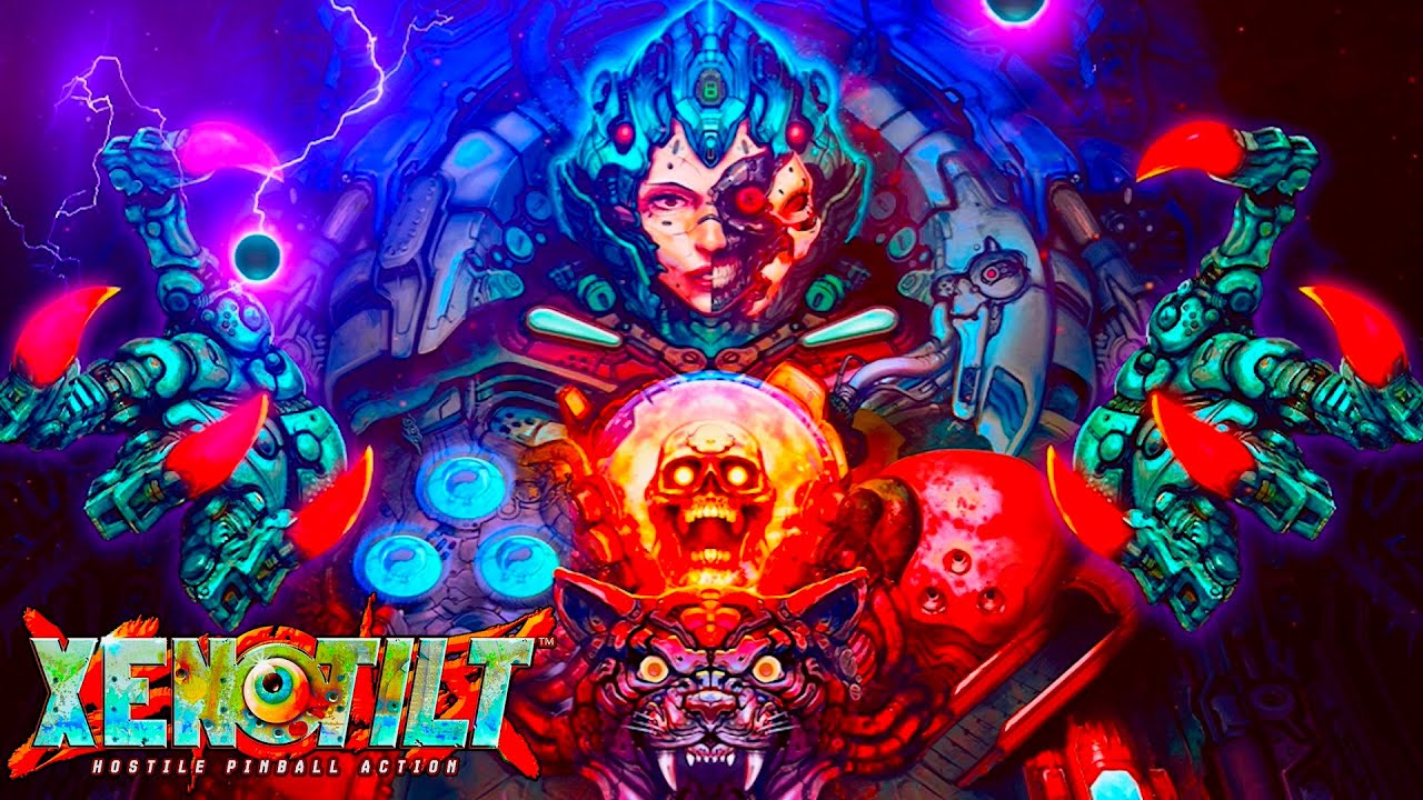 XENOTILT - Knock The Face Off a Cosmic Robot Queen in this Brutal Sci-Fi Pinball Game! (All Bosses)
