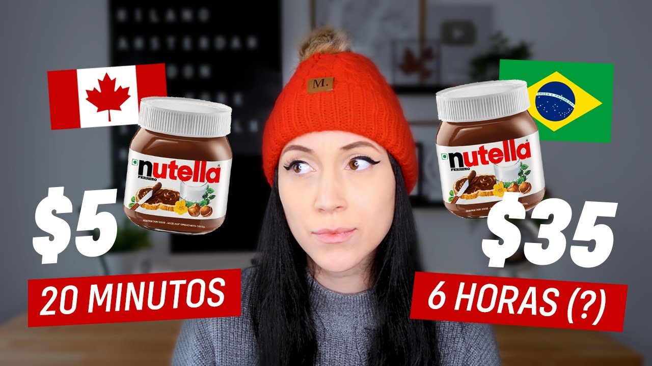 Pre&ccedil;os de mercado CANAD&Aacute; X BRASIL 😱 (com compara&ccedil;&atilde;o do poder de compra/sal&aacute;rio m&iacute;nimo)