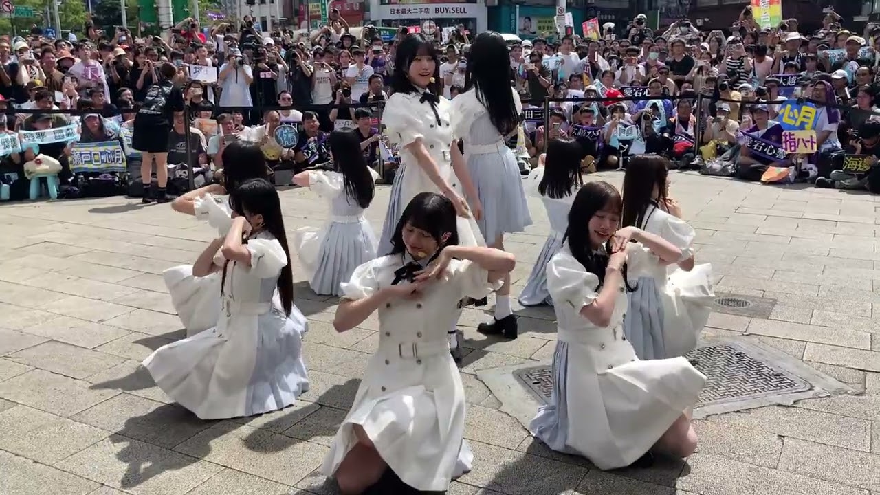 [乃木坂46] なぜ　僕たちは走るのか？(前半だけ / 後ろ姿カメラ) @乃木坂46 6期生西門町6號出口快閃活動