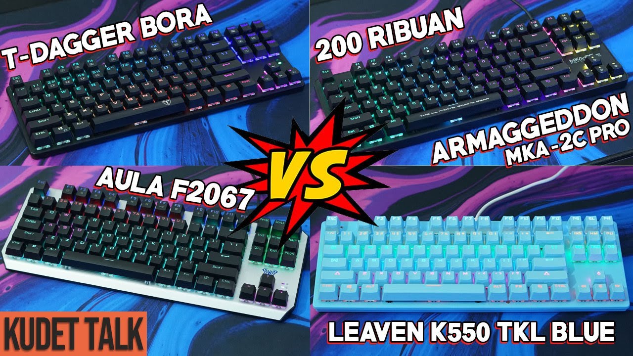 Perang 4 Keyboard TKL 250 Ribuan🔥 - Perang Keyboard Eps.2 (Giveaway)