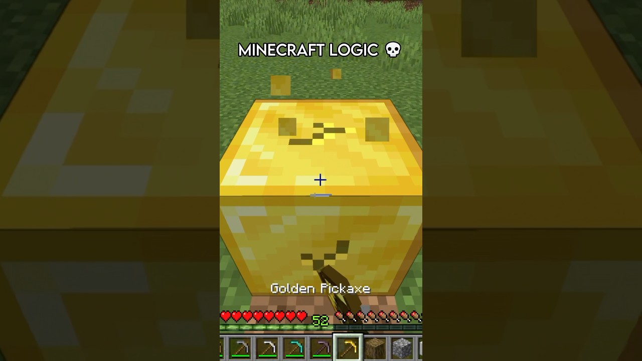 This is why no one uses gold tools... #minecraft
