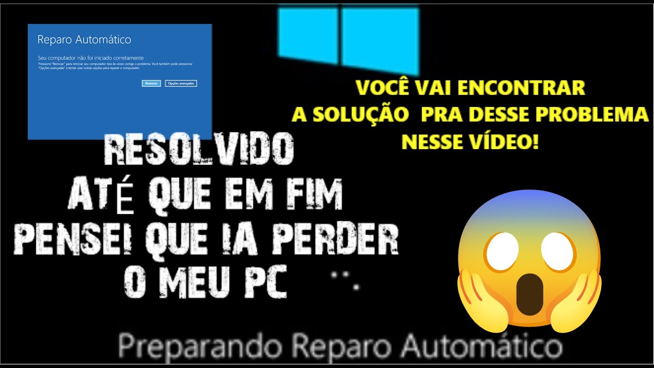 COMO RESOLVER O ERRO PREPARANDO REPARRO AUTOMÁTICO