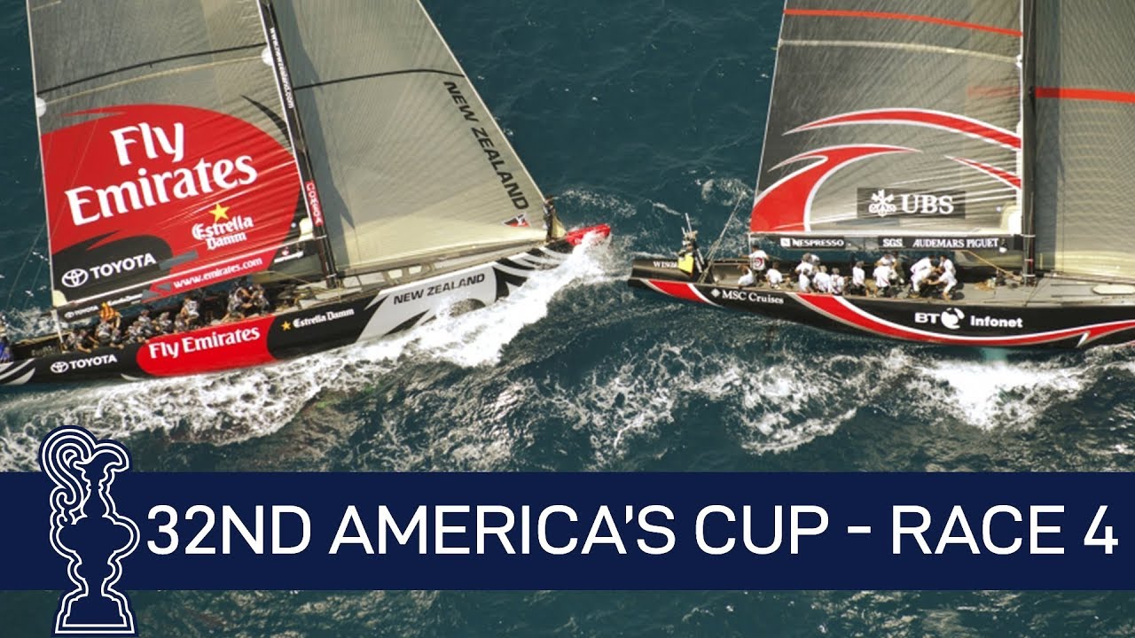 32nd America's Cup Race 4 SUI vs. NZL | AMERICA'S CUP