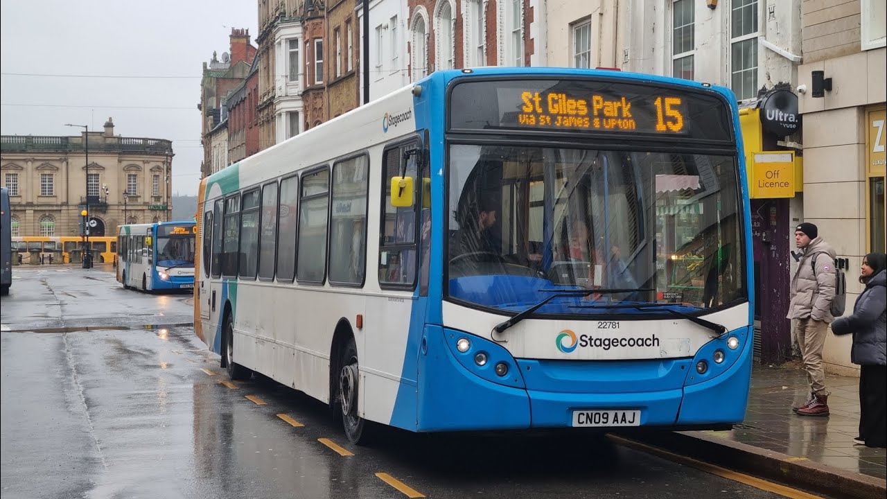 Cummins Retrofitted Beast! Stagecoach Midlands MAN 18.240LF ADL Enviro 300 22781 CN09AAJ - Route 15